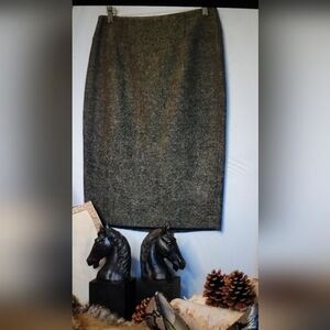 MICHAEL KORS Elegant 100% Wool Skirt